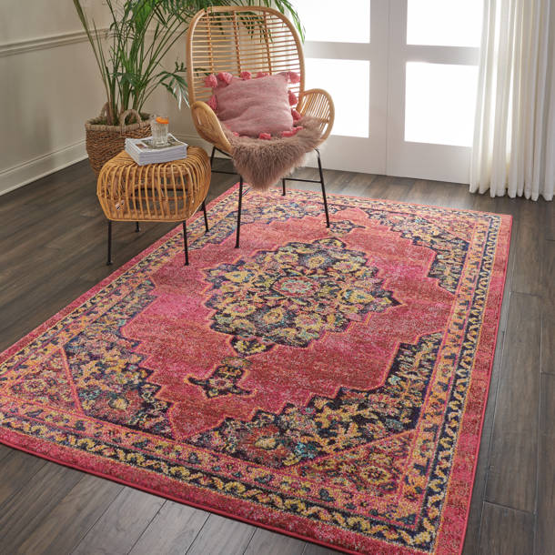 World Menagerie Lundy Oriental Blue Area Rug & Reviews Wayfair